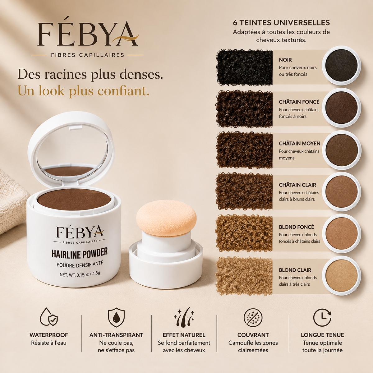 POWDER CAPILAIRE : 2 Flacons - Utilisation 2 Mois + stick Voyage OFFERT